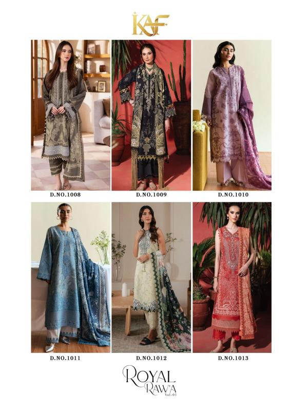 Kaf royal rawa vol- 1 jaipuri cotton salwar suits wholesale